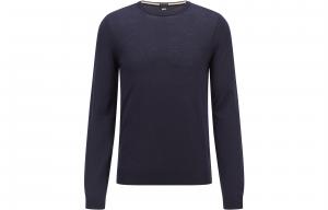 Босс свитер вязаный HUGO BOSS, темно-синий