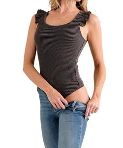 Боди See How It Go в черном цвете And The Why