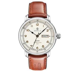 ZEPPELIN Часы Men's Watch, 9664-5 Champagne Beige
