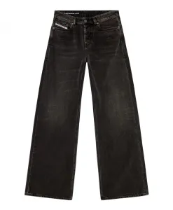 Черные джинсы d-sire с широкими штанинами Diesel, черный