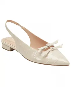 Женские туфли-лодочки Aleeza с острым носом и ремешком на щиколотке Bandolino, слоновая кость/кремовый
