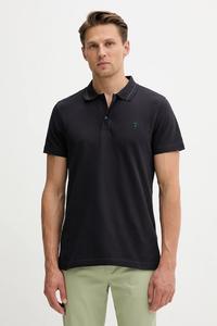 Хлопковая поло Trussardi, темно-синий