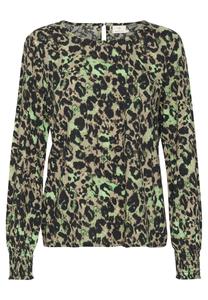 Топ с длинными рукавами Kaffe, коричневый