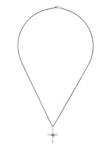 Серебряное колье с бриллиантами Rosa Maria