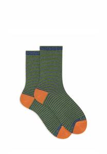 Носки Gallo RIGHE WINDSOR EFFETTO SCINTILLANTE, Blue-Grey