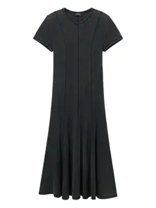 Платье в рубчик Tout A Coup, серый