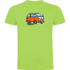 Футболка Kruskis Hippie Van Climbing, зеленый
