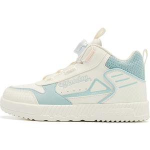 Нескользящие износостойкие детские кроссовки для скейтбординга среднего размера для подростков QIAODAN, бежевый