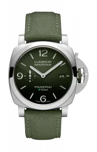 Часы luminor marina esteel verde smeraldo Panerai