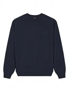 Свитшот Cohby с вышивкой A.P.C., синий