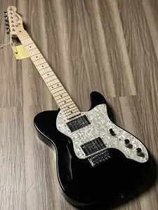 Fender MIJ FSR Collection Traditional 70s Telecaster Thinline с грифом из клена в черном цвете JD23029118