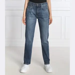 Джинсы прямого кроя Mary высокая талия Pepe Jeans London, синий