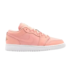 Кроссовки Air Jordan Air Jordan 1 Low GG 'Bleached Coral', розовый