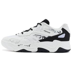 Кроссовки XTEP Undercurrent 3.0 Skateboarding Shoes Women's Low-top Sail White/black/snow Purple, белый/фиолетовый