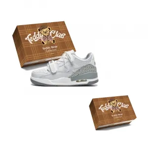 Teddy Bear Collection Кроссовки для скейтбординга унисекс низкие бело-красно-черные серо-белые (улучшенная версия), цвет White Gray (Upgraded)