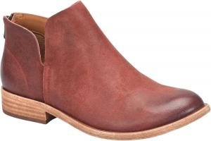 Женские ботильоны KORK-EASE Renny - стильные вырезы, кожа ручной отделки, комфортный дизайн, Dark Red (Brick)