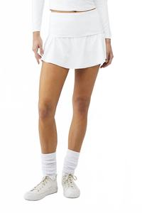 Year of Ours Шорты-юбка Studio белого цвета