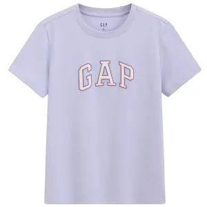 Футболка с рукавом дроп-шоулдер женская GAP, фиолетовый