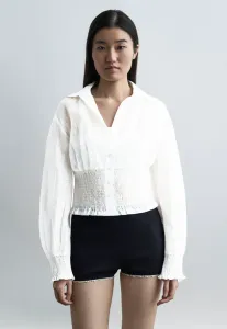 Блузка на пуговицах Sandro, Blanc