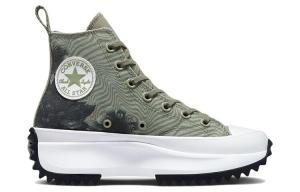 Кеды Converse Run Star Hike Canvas Shoes Unisex High-Top Green White