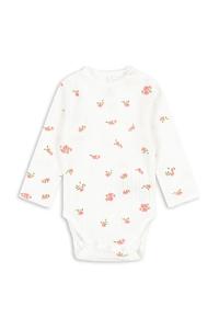 Хлопковый детский боди MINNIE BODY GOTS Konges Sløjd, белый