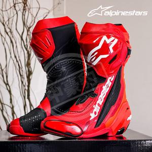 ALPINESTARS PROTECTS Мотоциклетные ботинки Xingqi Maquis Martin, антиударные, лимитированная серия года дракона SUPERTECH R, цвет Ducati Red [без сверления], размер 40