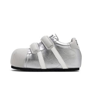 GDXF Женские низкие кэжуал кеды серебристые, цвет Silver