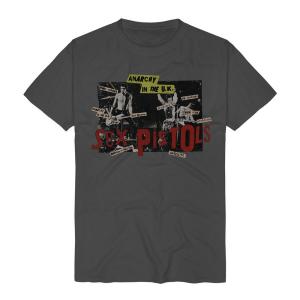 Футболка Sex Pistols Anarchy Tracklist, угольный