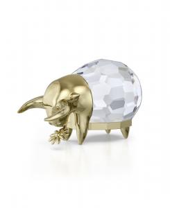 Фигурка Тельца, символа зодиака Swarovski, цвет clear/gold