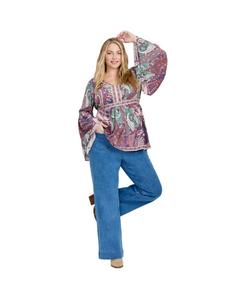 Женская туника Arlo с рукавами-колоколами AVENUE, Free spirit