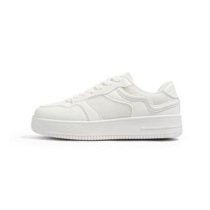 Противоскользящие и износостойкие дышащие низкие детские кроссовки для повседневной носки Babaya, белый