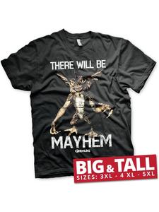 Футболка There Will Be Mayhem черного цвета Gremlins
