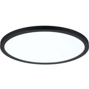 Светодиодная панель Atria Shine IP20 круглая 293 мм 16 Вт 2000 лм 4000 К 1 шт. Нейтральный белый Backlight Paulmann, черный