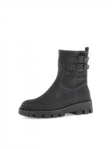 Байкерские ботинки серого цвета Gabor