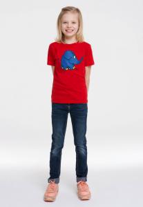 Футболка LOGOSHIRT SENDUNG MIT DER MAUS ELEFANT TÖRÖ, Rot/Red