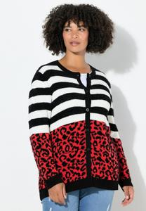 Кардиган Angel of Style STRAIGHT FIT LEO STREIFEN, Velvet Red/Red