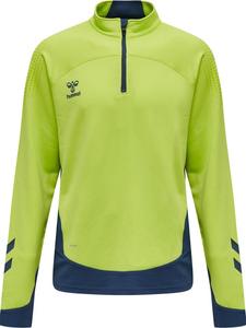 Толстовка Hummel Halbreißverschluss Sweatshirt Hmllead Multisport Herren, цвет LIME PUNCH