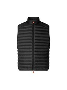 SAVE THE DUCK Стеганый жилет Adam черного цвета