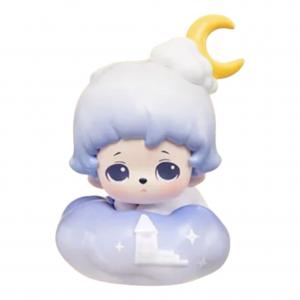 Фигурка Pop Mart Pop Bean Goodnight, Night Sky Series Figure 'Inosoul Lie on Cloud'