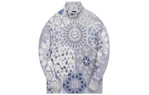 Moroccan Tile Quarter Zip KITH, синий