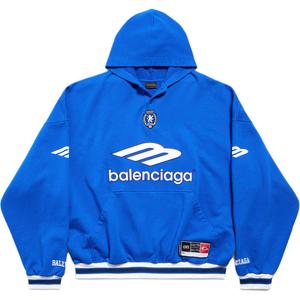 Свитшот свободного кроя мужской Balenciaga, синий