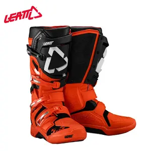 LEATT Мотоциклетные внедорожные ботинки, защитная обувь для трейла и горного велосипеда, south african 5.5 track, оранжевые, размер 43