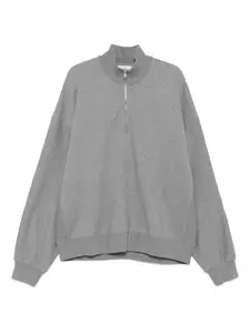 Свитшот на половинной молнии Agolde, серый