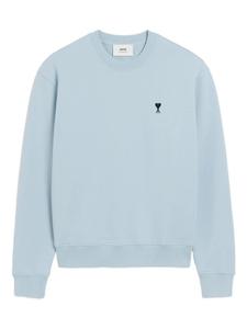 Толстовка с вышитым логотипом AMI Paris, синий