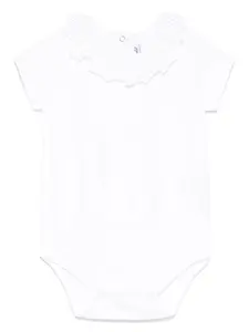 Боди с вышивкой на воротнике Tartine Et Chocolat, белый