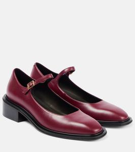 Кожаные балетки Penelope Souliers Martinez, бордовый