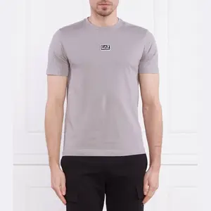 Футболка стандартного кроя Ea7, серый