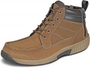 Мужские ортопедические кожаные ботинки Orthofeet Ryder, коричневый