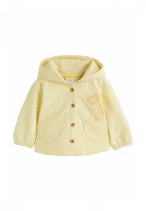 Легкая куртка с капюшоном стандартного кроя Next, Yellow Gingham Lemon Embroidered