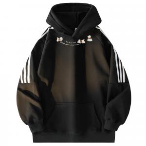 Толстовка Unisex Hooded Moderate Regular Mackyo, черный[thickened and fleece-lined upgraded]